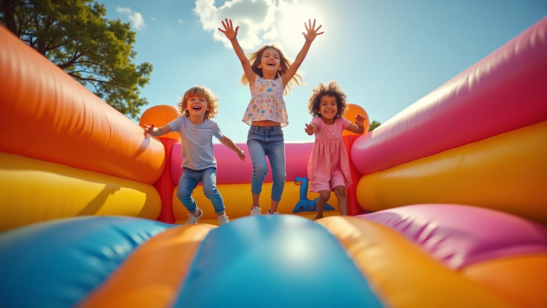 Skákací hrad na dětské oslavě – pronájem Zlínský kraj