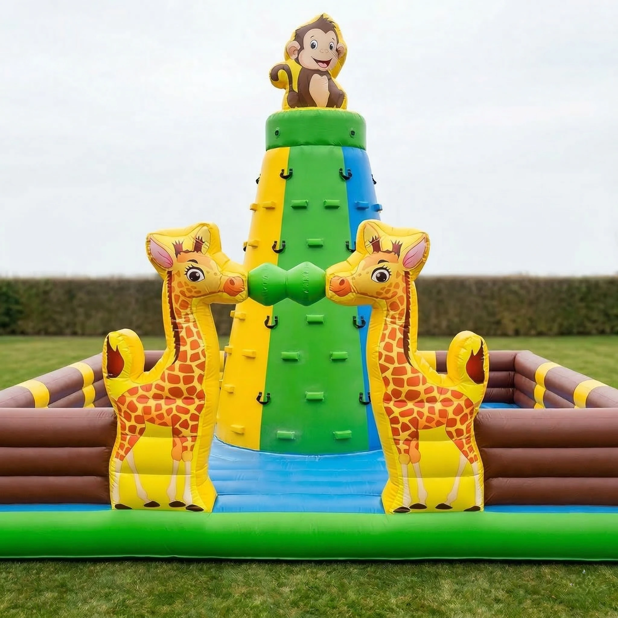 Horolezecká stěna – nafukovací skákací hrad k pronájmu ve Zlínském kraji