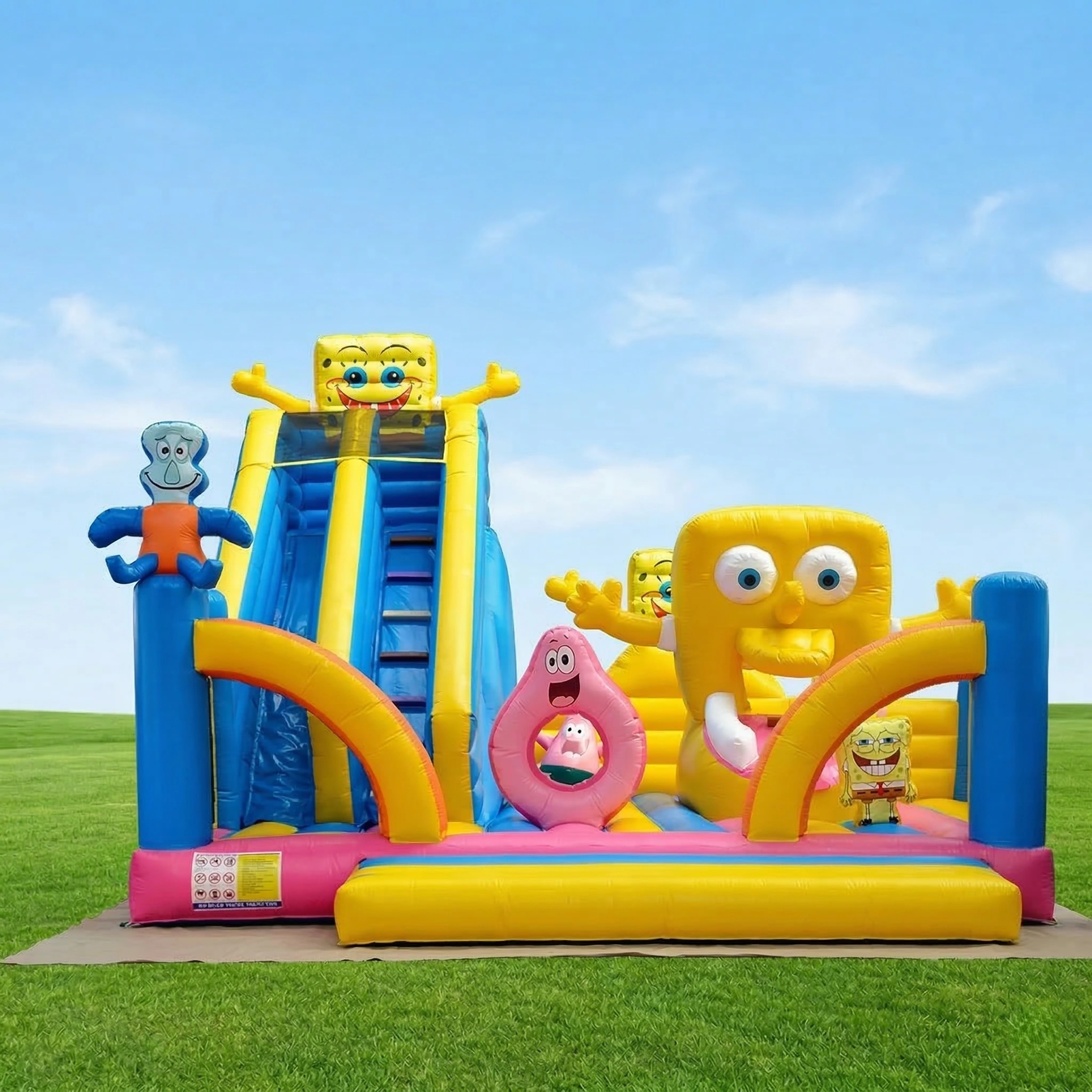 Spongebob 2025 – nafukovací skákací hrad k pronájmu ve Zlínském kraji