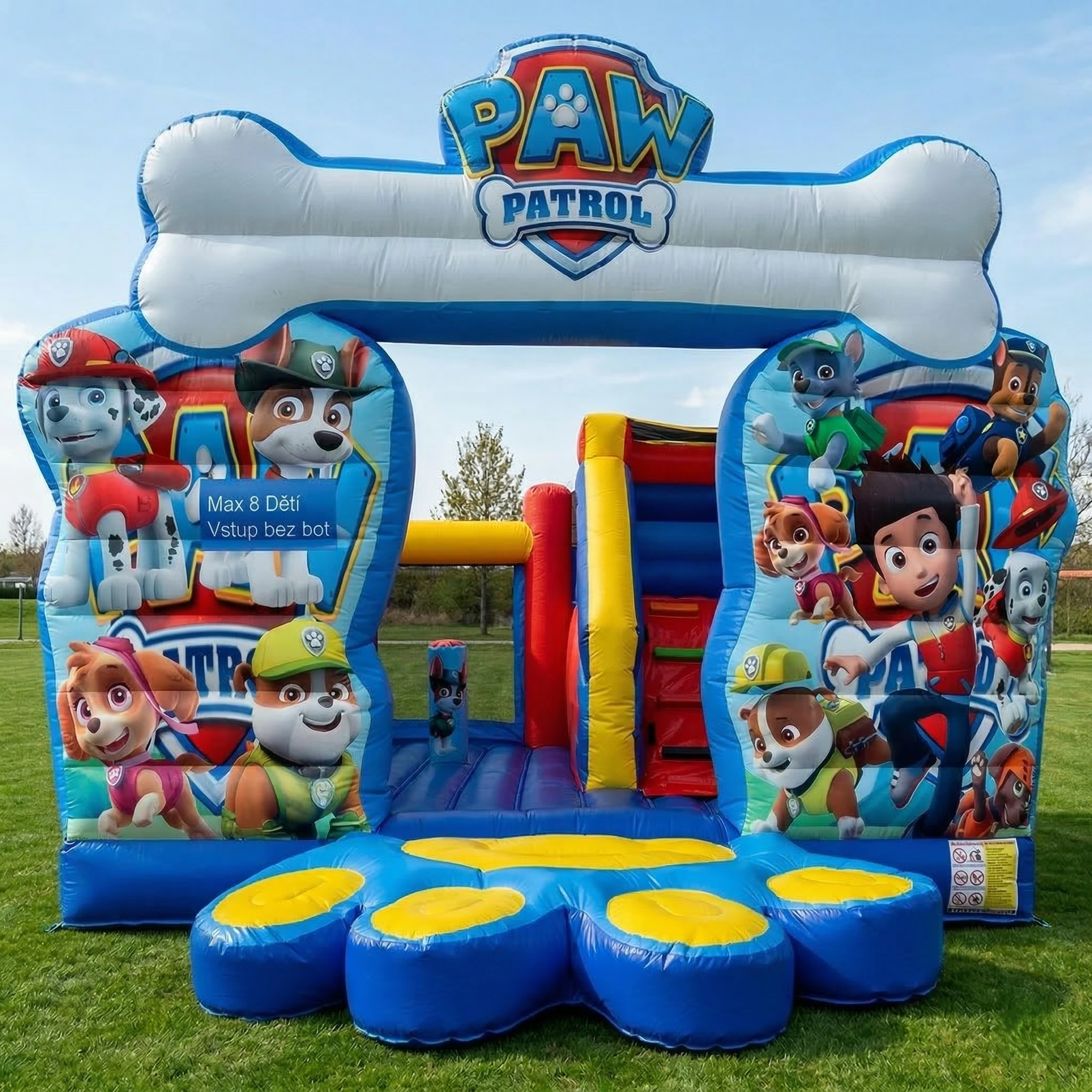 Tlapková patrola – nafukovací skákací hrad k pronájmu ve Zlínském kraji