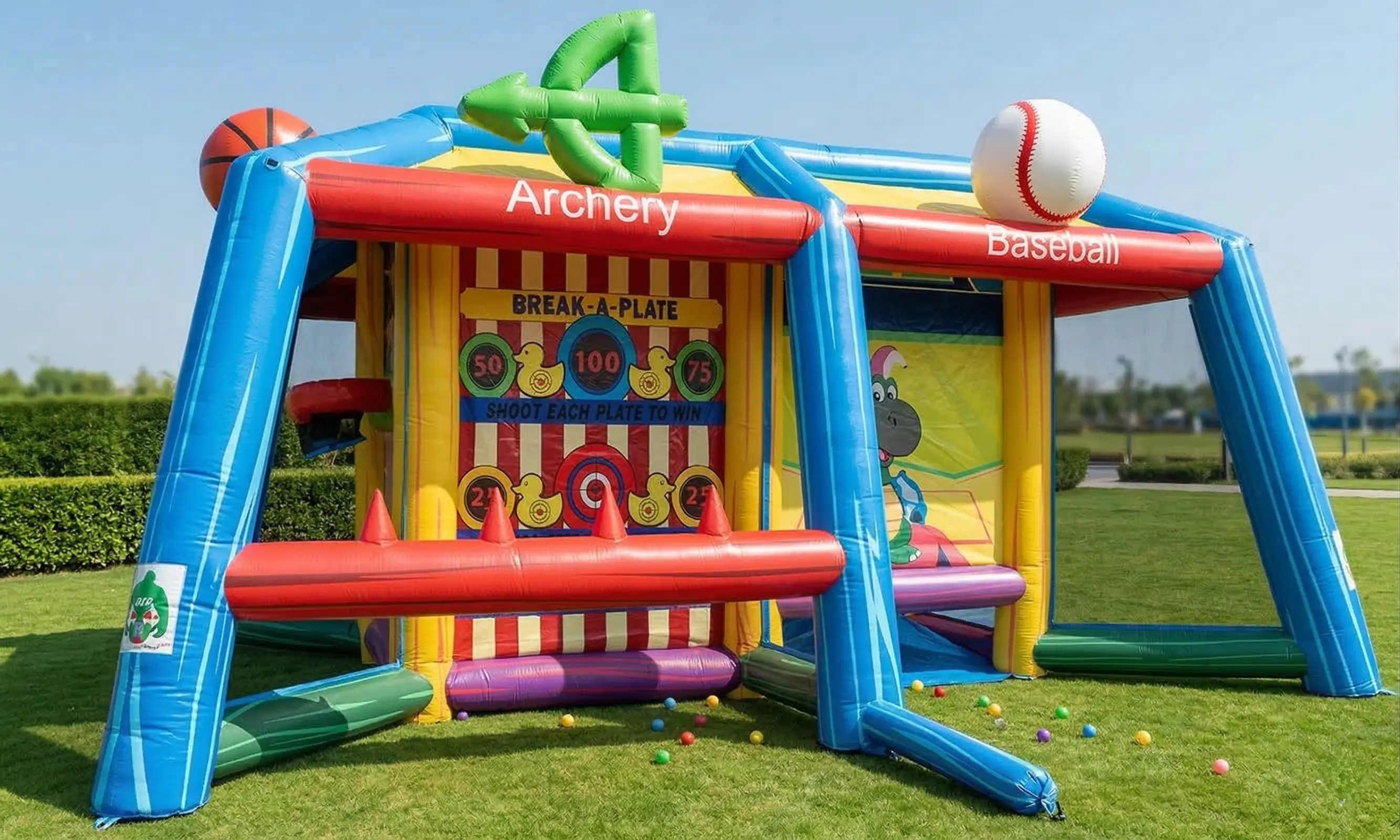 Zábavní prvky All in one 2026 – nafukovací skákací hrad k pronájmu ve Zlínském kraji